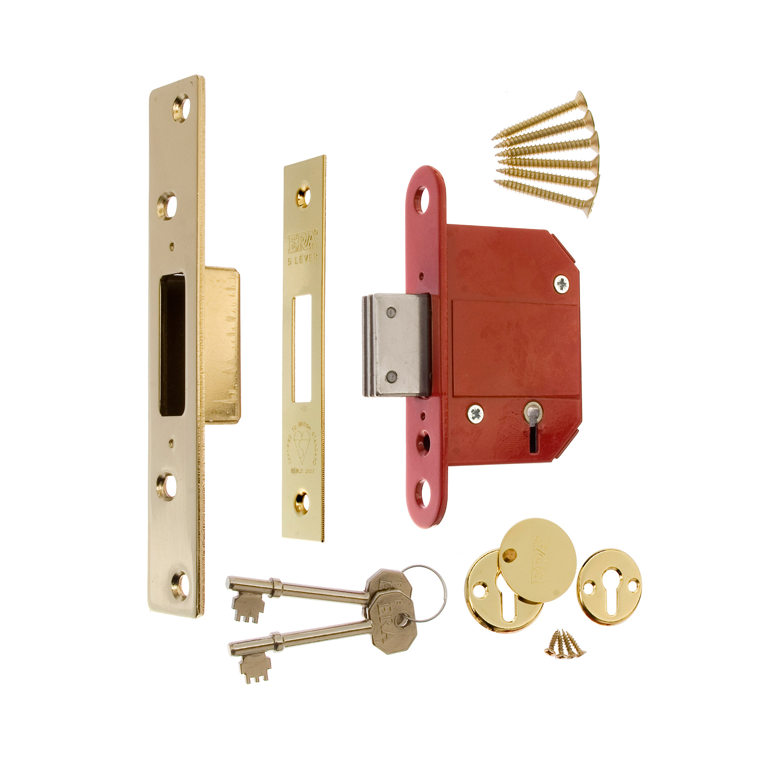 BS3621 Fortress 5 Lever Mortice Deadlock