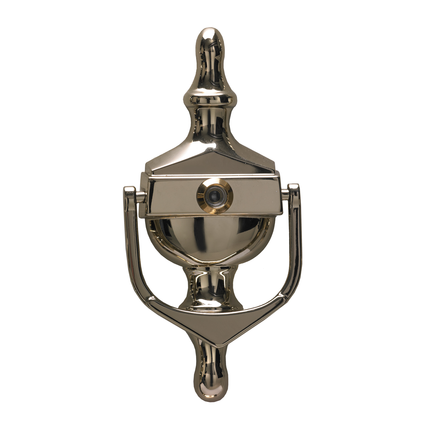 Medium Nu Victorian Urn Door Knocker With Spyhole (Face Fix)