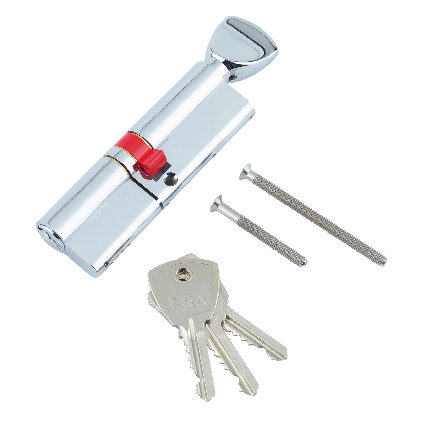 British Standard 3* 6 Pin Euro Profile Thumbturn Door Cylinder